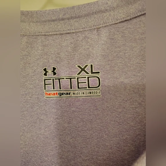 Under Armour Women's Lavender V-Neck Tee - Picture 5 of 5